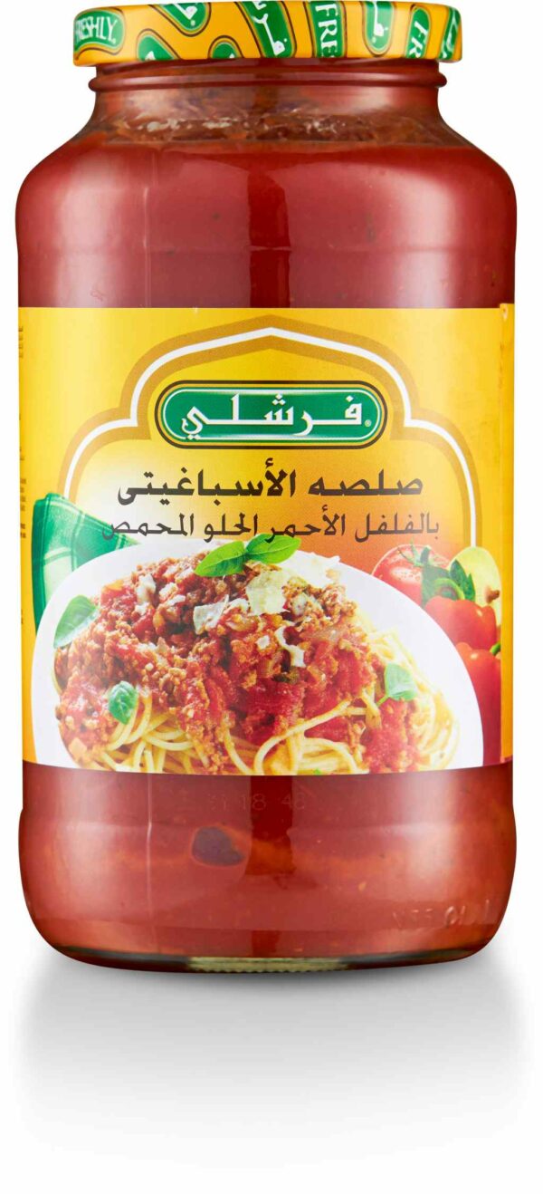 FRESHLY SPAGHETTI SAUCE W/S/PEPPER  24OZ